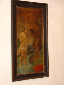 Quadro "S.Giovanni battezza Gesù"