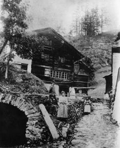 Tratto di mulattiera a Grovella (1900 - 1910)